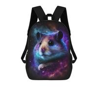 sinyumoney Cosmic Hamster Art Print-1 Mochila Escolar, Mochila De Día, Mochila De Negocios, Mochila Impermeable Para Libros Para Niñas, Niños Y Adolescentes 17inch