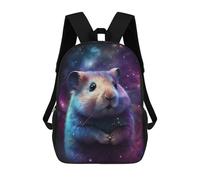 sinyumoney Cosmic Hamster Art Print-4 Mochila Escolar De 17 Pulgadas Impresa En 3D Mochilas Infantiles Mochila Genial Impresa En 3D Para Niños De Primaria Y Secundaria