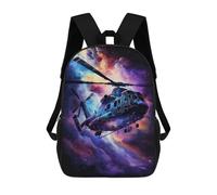 sinyumoney Cosmic Helicopter Flight-1 Mochila Escolar, Mochila Para Portátil, Mochila Para Niños/niñas/adolescentes 17inch