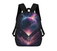 sinyumoney Cosmic Hot Air Balloon Ride-1 Mochila Escolar De 17 Pulgadas Impresa En 3D Mochilas Infantiles Mochila Genial Impresa En 3D Para Niños De Primaria Y Secundaria