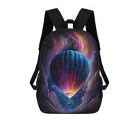 sinyumoney Cosmic Hot Air Balloon Ride Mochilas Para Niños 17inch Mochila Escolar Mochila Escolar Impresa En 3D Para Niños De Primaria Y Secundaria
