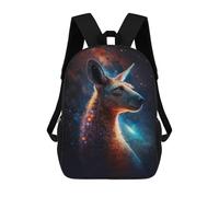 sinyumoney Cosmic Kangaroo Portrait-1 Mochila Mochila Informal Para El Día A Día, Para La Escuela, El Trabajo Y Los Viajes Para Hombres, Mujeres Y Adolescentes 17inch