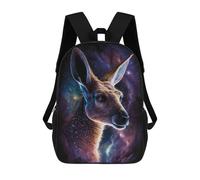 sinyumoney Cosmic Kangaroo Portrait-11 Mochila Escolar Infantil De 17 Pulgadas Con Estampado 3D De Películas De Anime Para Niños, Mochila De Viaje, Mochila Escolar Infantil