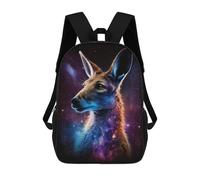 sinyumoney Cosmic Kangaroo Portrait-9 Mochilas Infantiles Impresas En 3D De 17 Pulgadas. Mochila Escolar Informal Impresa En 3D Para Niños De Primaria Y Secundaria.