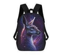 sinyumoney Cosmic Kangaroo Profile-2 Mochila Infantil De 17 Pulgadas, Mochila Escolar Con Estampado 3D De Dibujos Animados Para Niños Y Adolescentes.