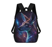 sinyumoney Cosmic Kangaroo Profile-4 Mochilas Para Niños 17inch Mochila Escolar Mochila Escolar Impresa En 3D Para Niños De Primaria Y Secundaria