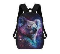 sinyumoney Cosmic Koala Art Print-14 Mochila Escolar Infantil De 17 Pulgadas Con Estampado 3D, Mochila Moderna Para Niños, Mochilas De Viaje, Bolsas Para Libros, Mochila Escolar Infantil