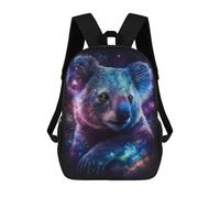 sinyumoney Cosmic Koala Art Print-17 Mochila Escolar Para Secundaria, Mochila Informal Para Niñas Y Adolescentes 17inch
