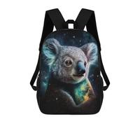 sinyumoney Cosmic Koala Art Print-2 Mochila Escolar De Moda, Mochila Para Material Escolar, Mochila Impermeable Informal Para Hombres/mujeres 17inch