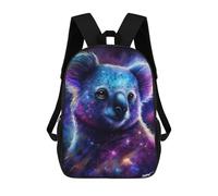 sinyumoney Cosmic Koala Art Print-20 Mochilas De 17 Pulgadas Para Niños, Mochilas Escolares Impresas En 3D Para Estudiantes De Primaria Y Secundaria, Para Niños Y Niñas.
