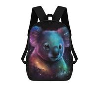 sinyumoney Cosmic Koala Art Print-22 Mochila Escolar Grande Resistente Al Agua Para Portátil Para Niños/niñas/adolescentes 17inch