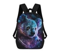 sinyumoney Cosmic Koala Art Print-9 17inch Mochilas Escolares Impresas En 3D, Mochilas Escolares De Moda Para Niños De Primaria Y Secundaria