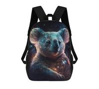 sinyumoney Cosmic Koala Celestial Wildlife Art Mochila Escolar Para Ordenador Portátil Para La Escuela/trabajo/viajes: Perfecta Para Viajes, Trabajo Y Uso Diario 17inch