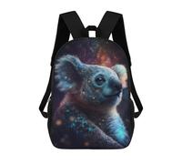 sinyumoney Cosmic Koala in Space Mochila Escolar, De Negocios, Para Portátil, Unisex, Informal, Para Adolescentes, Chicas, Chicos, Mujeres Y Hombres 17inch