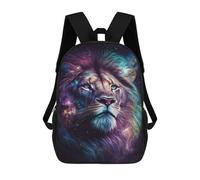 sinyumoney Cosmic Lion Art Print-24 Mochila Escolar, Mochila Informal, Mochila De Día, Mochila Escolar, Mochila De Trabajo, Mochila De Viaje Para Adolescentes, Niñas, Niños, Mujeres Y Hombres 17inch