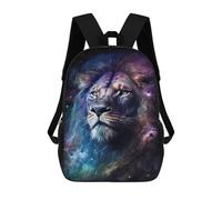 sinyumoney Cosmic Lion Art Print-25 17inch Mochilas Escolares Impresas En 3D, Mochilas Escolares De Moda Para Niños De Primaria Y Secundaria