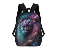 sinyumoney Cosmic Lion Art Print-7 Mochila Escolar Infantil Impresa En 3D Para Niños, Mochila De Viaje De Alta Capacidad, Mochilas Para Libros De 17 Pulgadas Para Niños