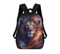 sinyumoney Cosmic Lion Majesty-1 Mochila Escolar De 17 Pulgadas Impresa En 3D Mochilas Infantiles Mochila Genial Impresa En 3D Para Niños De Primaria Y Secundaria