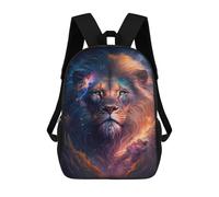 sinyumoney Cosmic Lion Majesty Mochila Escolar Infantil De 17 Pulgadas Con Estampado 3D, Mochila Moderna Para Niños, Mochilas De Viaje, Bolsas Para Libros, Mochila Escolar Infantil