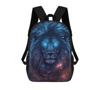sinyumoney Cosmic Lion Portrait Mochilas Mochilas Infantiles Mochila Escolar Mochila Escolar Infantil Impresa En 3D Mochilas De Viaje De Moda Para Niños De Primaria Y Secundaria 17inch