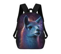sinyumoney Cosmic Llama Portrait-10 Mochila Escolar Para Ordenador Portátil Para La Escuela/trabajo/viajes: Perfecta Para Viajes, Trabajo Y Uso Diario 17inch