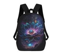 sinyumoney Cosmic Lotus Bloom-8 17inch Mochila Escolar Impresa En 3D Para Niños, Mochila Escolar Informal De Moda, Mochilas De Viaje Para Niños Y Estudiantes.