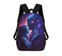 sinyumoney Cosmic Love Connection Mochila Escolar Infantil De 17 Pulgadas Con Estampado 3D, Mochila Moderna Para Niños, Mochilas De Viaje, Bolsas Para Libros, Mochila Escolar Infantil