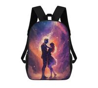 sinyumoney Cosmic Love Dance Mochilas Infantiles Impresas En 3D, Mochilas De Moda Informales, Mochilas De Viaje Bonitas, Mochilas Informales Para Exteriores Para Niños Y Niñas 17inch