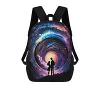 sinyumoney Cosmic Love Story Mochila Escolar Ligera Para El Colegio, Mochila Escolar De Día, Mochila Para Libros Para La Universidad Para Niñas, Adolescentes 17inch