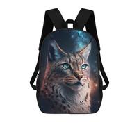 sinyumoney Cosmic Lynx Portrait-13 17inch Mochila Escolar Impresa En 3D Para Niños, Mochila Escolar Informal De Moda, Mochilas De Viaje Para Niños Y Estudiantes.