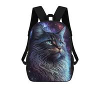 sinyumoney Cosmic Maine Coon Cat Mochilas Infantiles Impresas En 3D Para Niños. Mochilas De Viaje De Moda Para Niños. Mochila Escolar Para Estudiantes De Primaria Y Secundaria.