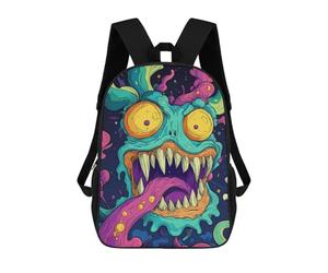 sinyumoney Cosmic Monster Mochilas Para Niños Mochila Escolar Mochila Escolar Impresa En 3D Para Niños Estudiantes De Primaria Y Secundaria 17inch