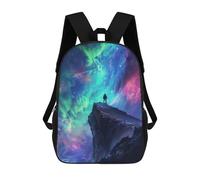 sinyumoney Cosmic Mountain Adventure Mochila Escolar, Mochila Informal, Mochila De Día, Mochila Escolar, Mochila De Trabajo, Mochila De Viaje Para Adolescentes, Niñas, Niños, Mujeres Y Hombres 17inch