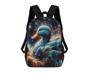 sinyumoney Cosmic Nebula Duck Mochilas Infantiles Impresas En 3D Para Niños, Mochilas Escolares De Moda, Mochilas De Viaje, Mochilas Escolares Para Niños De Primaria 17inch
