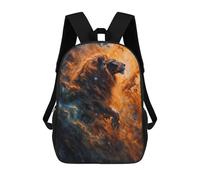 sinyumoney Cosmic Nebula Lion Mochilas Para Niños Mochilas Escolares Mochila Escolar Para Niños Impresa En 3D Mochilas De Viaje De Moda Para Niños De Primaria Y Secundaria 17inch