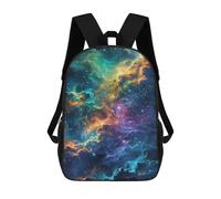 sinyumoney Cosmic Nebula Wallpaper 17inch Mochilas Escolares Impresas En 3D, Mochilas Escolares De Moda Para Niños De Primaria Y Secundaria