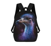 sinyumoney Cosmic Ostrich Portrait-1 Mochilas Escolares, De Viaje Y Universitarias Para La Escuela/trabajo/viajes 17inch