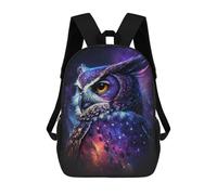 sinyumoney Cosmic Owl Art Print-14 17inch Mochilas Escolares Impresas En 3D, Mochilas Escolares De Moda Para Niños De Primaria Y Secundaria