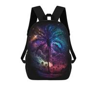 sinyumoney Cosmic Palm Night Sky Mochila Escolar Para El Trabajo, Negocios, Universidad, Escuela Para Hombres/mujeres 17inch