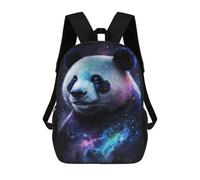 sinyumoney Cosmic Panda Art Print-5 Mochilas De 17 Pulgadas Para Niños, Mochilas Escolares Impresas En 3D Para Estudiantes De Primaria Y Secundaria, Para Niños Y Niñas.