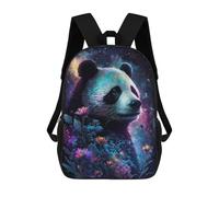 sinyumoney Cosmic Panda Garden Mochila Escolar De Moda, Mochila Para Material Escolar, Mochila Impermeable Informal Para Hombres/mujeres 17inch