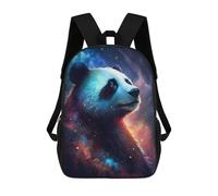 sinyumoney Cosmic Panda Portrait-4 Mochila Escolar Infantil De 17 Pulgadas Con Estampado 3D De Películas De Anime Para Niños, Mochila De Viaje, Mochila Escolar Infantil