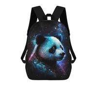 sinyumoney Cosmic Panda Portrait-5 Mochilas De 17 Pulgadas Para Niños, Mochilas Escolares Impresas En 3D Para Estudiantes De Primaria Y Secundaria, Para Niños Y Niñas.