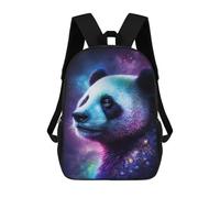 sinyumoney Cosmic Panda Portrait Mochila Escolar, Bolso Resistente Para Portátil, Ideal Para Acampar, Aventuras Al Aire Libre Y Viajes Diarios 17inch