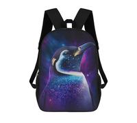 sinyumoney Cosmic Penguin Art Print-5 Mochila Escolar Resistente Al Agua, Mochila De Viaje, Bolsa Para Computadora Para Hombres, Mujeres Y Adolescentes 17inch