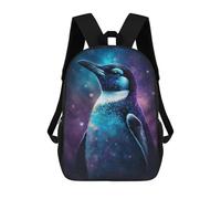 sinyumoney Cosmic Penguin Art Print-6 Mochila Escolar Para Ordenador Portátil Para La Escuela/trabajo/viajes: Perfecta Para Viajes, Trabajo Y Uso Diario 17inch