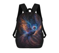 sinyumoney Cosmic Phoenix Art Print-2 Mochilas Escolares Para Ordenador, Ideales Para El Colegio/trabajo/viajes, Acampadas, Aventuras Al Aire Libre Y Viajes Diarios 17inch