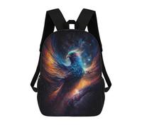 sinyumoney Cosmic Phoenix Art Print-3 Mochilas Escolares Para La Escuela Secundaria, Preparatoria, Universidad Y Viajes Para Niños/niñas/adolescentes 17inch