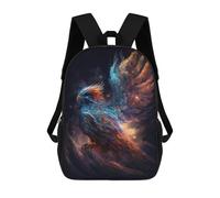 sinyumoney Cosmic Phoenix Artwork Mochila Escolar Ligera Para Aeropuerto Y Universidad Para Niñas Y Adolescentes 17inch
