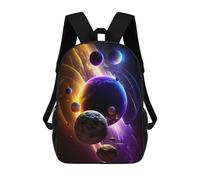 sinyumoney Cosmic Planetary Array Mochilas Infantiles Impresas En 3D, Mochilas De Moda Informales, Mochilas De Viaje Bonitas, Mochilas Informales Para Exteriores Para Niños Y Niñas 17inch